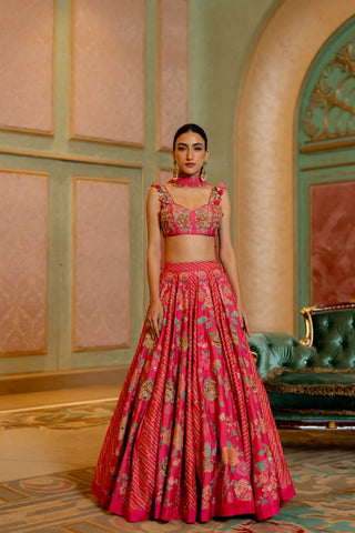 A designer lehenga set best wedding attire, perfect for bridal wear or engagement day